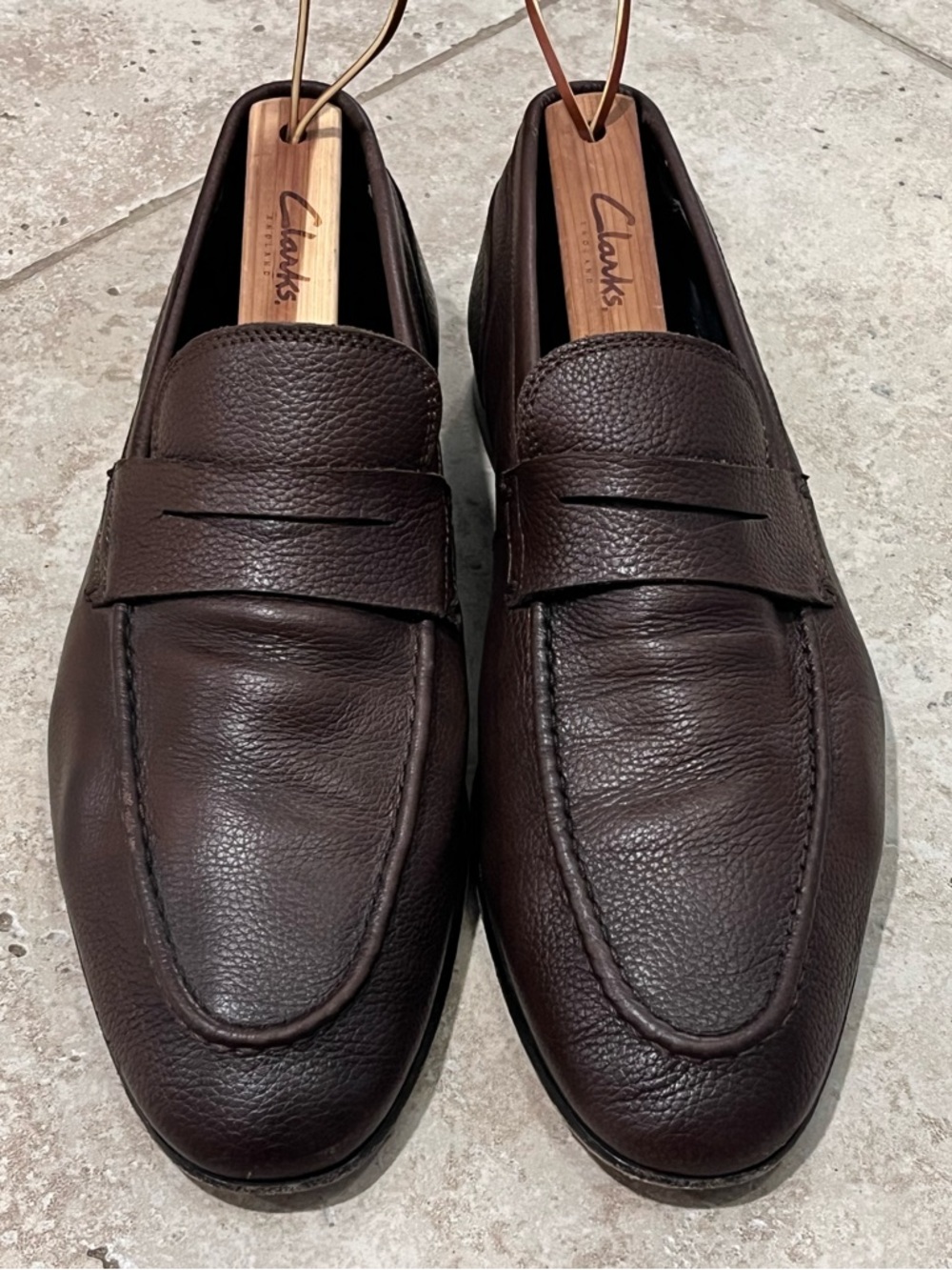 To Boot Dark Brown Leather Penny Loafers